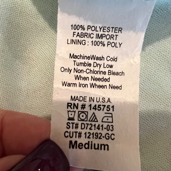 Altar'd State Women's Mint Floral Ruffle lined boho Dress, Size Medium - Picture 15 of 16